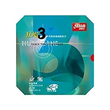 Abbildung von DHS Hurricane Neo 3 Tischtennisbelag (Rot, 2,15 mm) Tischtennisgummi, 2.15 mm