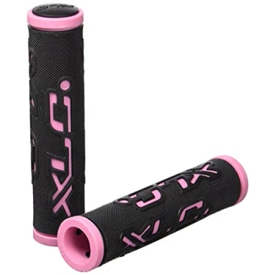 Abbildung von XLC Unisex Erwachsene Griffe Dual Colour GR G07, Schwarz, Rosa, One Size