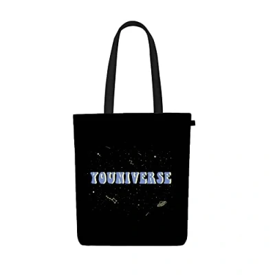 Abbildung von Eco Right Borsa Stoffa Shopper, Canvas tote Bag, Donna, Tracolla organico cotone e tela con manici stampa, shopper riutilizzabile ecocompatibile lavabile
