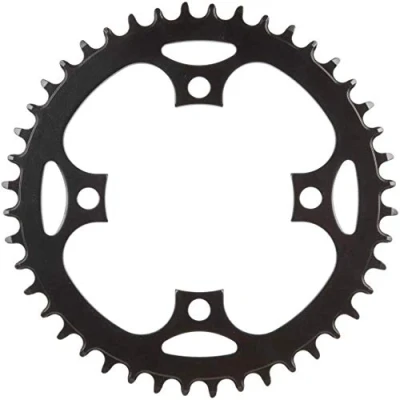 Abbildung von M Wave Unisex Adult PD R4 A NW E Bike Kettenblatt, für 1/2 x 3/32 &amp; 11/128&quot; Ketten, Brose, Bosch, Shimano…, Lochkreis 104 mm, Schwarz, 20 1 cm