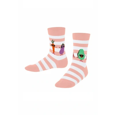 Abbildung von Falke Socken Peach perl für Kinder, Größe: 35 38,