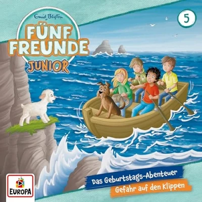 Abbildung von Hörspiel Fünf Freunde Junior 05: Das Geburtstags Abenteuer / Gefahr auf den...