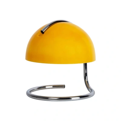 Abbildung von Tischleuchte Burano, gelb, Höhe 25 cm, Glas/Metall, E27