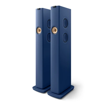 Abbildung von KEF LS60 Wireless B WARE, Paarpreis, aktive Stand LS (blau)