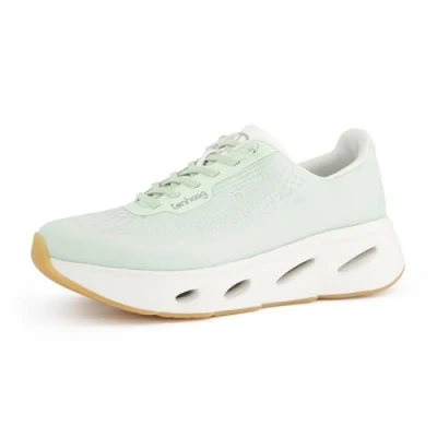 Abbildung von tenhaag Damen, Frauen Low Top Sneaker,Strassenschuhe,Freizeitschuhe,Turnschuhe,Laufschuhe,schnürschuhe,atmungsaktiv,Grün (Mint),36 EU / 3.5 UK