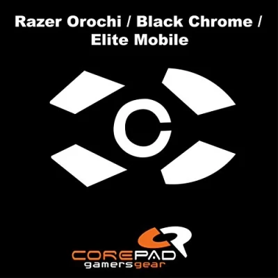 Abbildung von Corepad Mausfüße Skatez Pro 23 Razer Orochi Black Chrome Elite Mobile