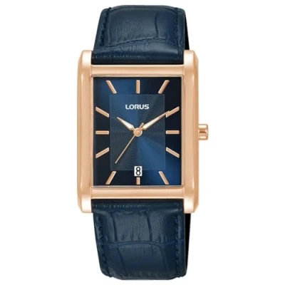 Abbildung von Lorus Damen Analog Quarz Uhr mit Leder Armband RH942RX9