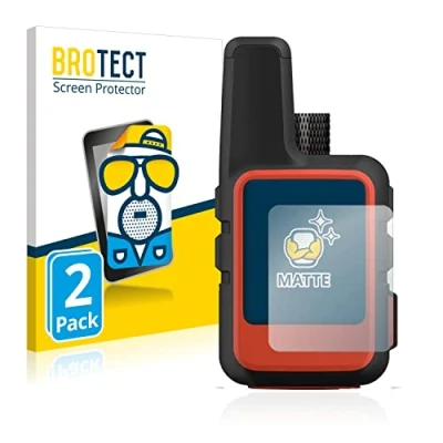 Abbildung von BROTECT Entspiegelungs Schutzfolie für Garmin inReach Mini 2 (2 Stück) Matte Displayschutz Folie, Anti Reflex, Fingerprint