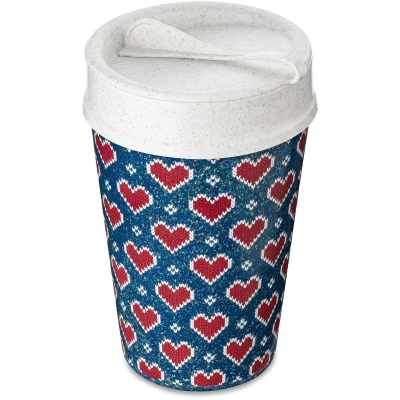 Abbildung von Koziol Thermosflasche Iso To Go Red Hearts 400 ml