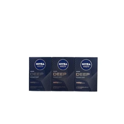 Abbildung von Nivea Men After Shave Lotion Deep Comfort 3er Pack (3 x 100ml)