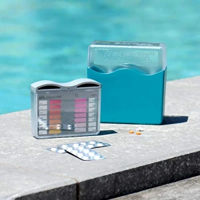 Abbildung von BAYROL Pooltester pH Wert und Sauerstoff jeweils 2 x 20 Tabletten Phenol Red &amp; DPD No. 4