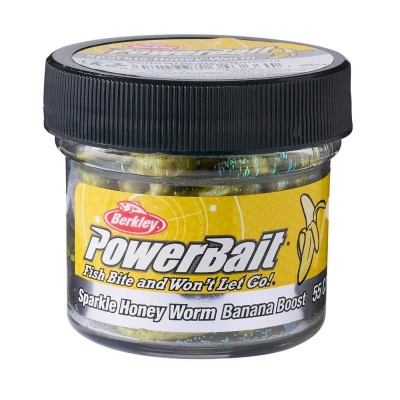 Abbildung von Berkley Powerbait Power Scales Honey Worm 2.5cm (55 Stück) Yellow/Scales Köderimitat