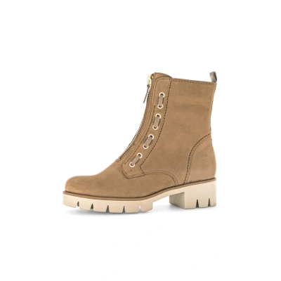 Abbildung von Gabor Combat Plateaustiefelette, Damen, Größe: 37, Beige Schuhe