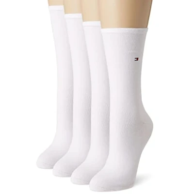 Abbildung von Tommy Hilfiger 4 PACK Socken, Damen, Größe: 35 38, Light white