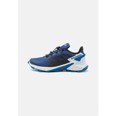 Abbildung von Salomon Supercross 4 Laufschuh Trail, Herren, Größe: 42, Blue/black/lapis blue Schuhe