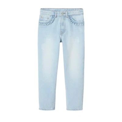 Abbildung von Vertbaudet Gerade Mädchen Jeans, Hüftweite Comfort Blue Stone 116