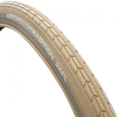 Abbildung von Reifen CST Tradition Classic Line 28 X 1.75&quot; / 47 622 Mm Khaki Mit Reflexion