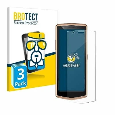 Abbildung von BROTECT Schutzglas für Cubot Pocket 3 (3 Stück) Schutzfolie Panzer Folie Glas [Extrem Kratzfest 9H, Anti Fingerprint, Ultra Transparent]