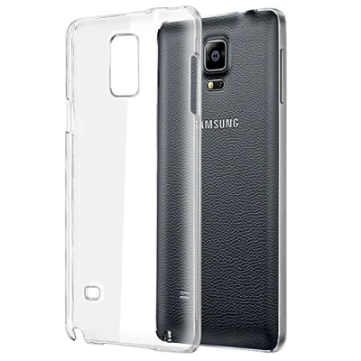 Abbildung von itronik Schutzhülle kompatibel mit Samsung Galaxy Note 4 ORIGINAL Premium Hardcase Klar/Transparent (Note Hülle Case)