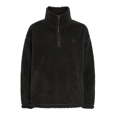 Abbildung von Oxmo Fleecepullover, Damen, Größe: XS, Black