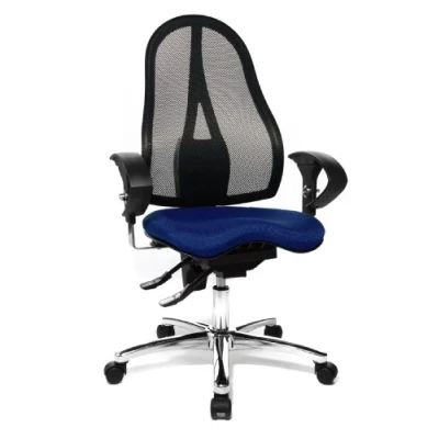 Abbildung von Topstar Bürostuhl Sitness 15 inkl. höhenverstellbare Armlehnen blau