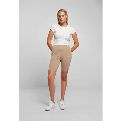 Abbildung von Urban Classics Inset Cycle Shorts, Damen, Größe: Medium, Softtaupe