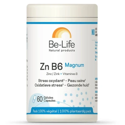 Abbildung von Be Life Zn B6 Magnum (60 Caps) 60 Soft Caps Vitamin B 6