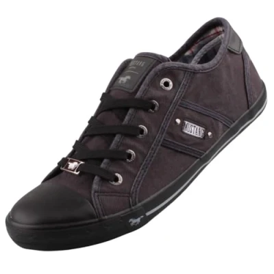 Abbildung von Mustang Sneaker low, Damen, Größe: 38, Graphit Schuhe