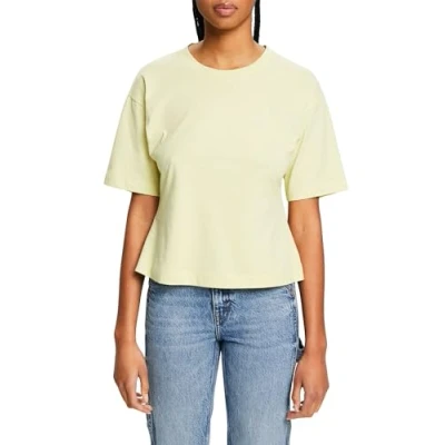 Abbildung von Esprit MIT Rundhalsausschnitt Tshirt basic, Damen, Größe: XS, Lime yellow