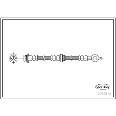 Abbildung von CORTECO 19032546 Bremsschläuche Vorderachse 426 OPEL: Monterey A
