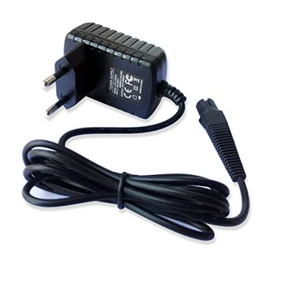 Abbildung von 12V Adapter Ladegerät Kompatibel mit Braun Rasierer Serie 9 7 5 3 1,3040s,340s,3020s,3000s,5190cc,5210,760cc,790cc,9290cc,9903s Razor Netzteil 0.4A