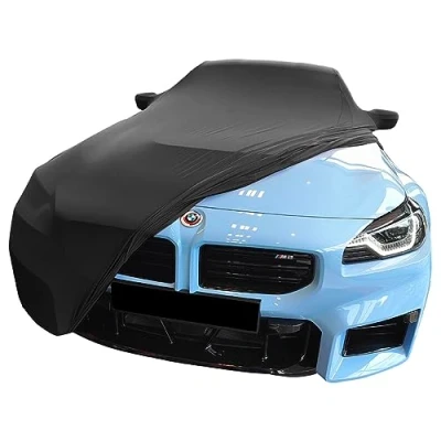 Abbildung von Star Cover Indoor Autoabdeckung kompatibel mit BMW M2 (G87) Coupe Spiegeltaschen SUPER Soft Stretch