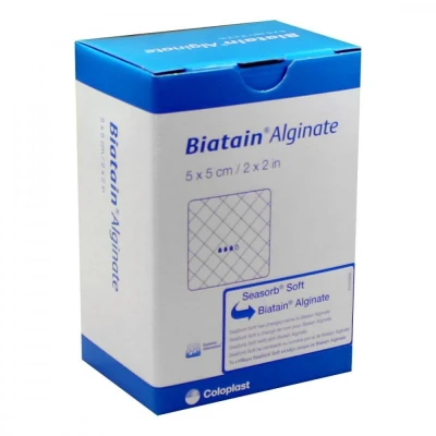 Abbildung von Biatain Alginate Kompressen 5x5 cm