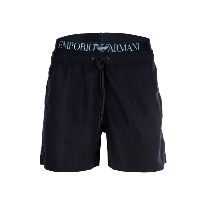 Abbildung von Emporio Armani Badeshorts, Herren, Größe: Large, Blu