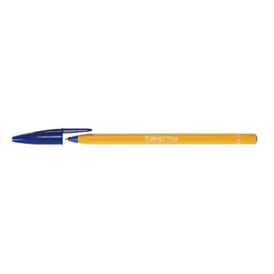Abbildung von BIC® Kugelschreiber, Orange™, 0,35 mm, Schaftfarbe: orange, Schreibfarbe: blau (20 Stück), Sie erhalten 1 Packung á 20 Stück