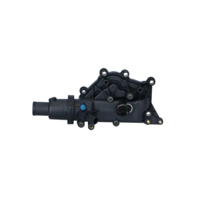 Abbildung von NRF 725038 Kühlwasserthermostat 83 mit Sensor, Dichtring Gehäuse RENAULT: CLIO 3, SCENIC 2, MEGANE 2