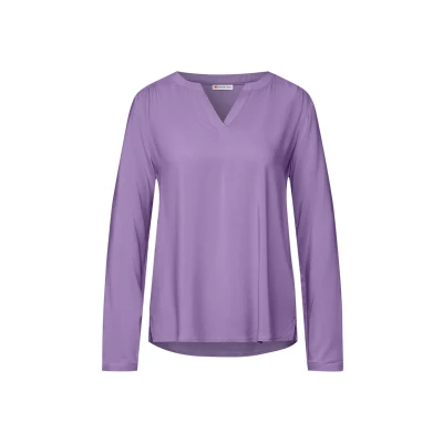 Abbildung von Street One Langarmshirt, Damen, Größe: 44, Lila