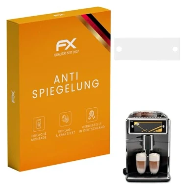 Abbildung von atFoliX Panzerfolie kompatibel mit Philips Saeco Xelsis Schutzfolie, entspiegelnde und stoßdämpfende FX Folie (2X)