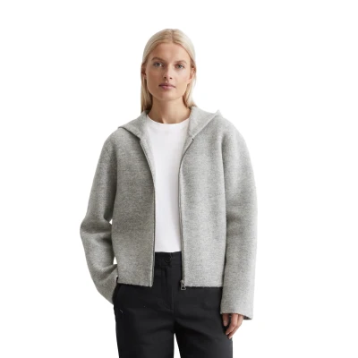 Abbildung von Marc O&#039;Polo Sweatjacke, Damen, Größe: Medium, Mid stone melange