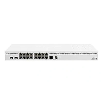 Abbildung von MikroTik CCR2004 16G 2S+ Kabelrouter, 16 Gigabit Ethernet, Weiß