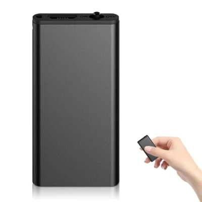 Abbildung von Diktiergerät Mini, 64GB Audiorekorder mit Rauschunterdrückung, Aufnahmegerät Löschfunktion, Mini Digitales Diktiergerät, Digital Voice Recorder, Audio Recorder für Sitzungen Interviews Vorträge