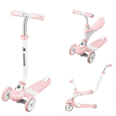 Abbildung von HyperMotion Dreiradscooter Roller 5in1 Rosa