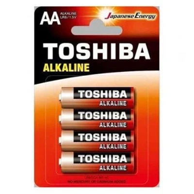 Abbildung von Baterías Toshiba AA Red Alkaline LR6GCA BP 4C LR6 Blister DE 4