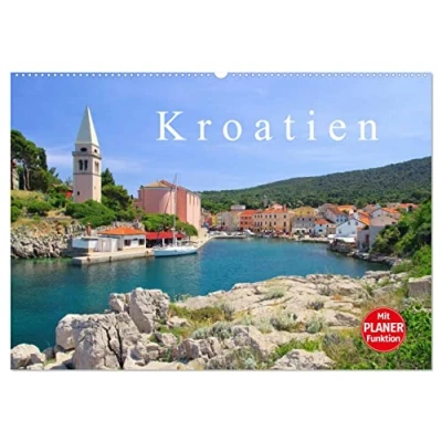Abbildung von Kroatien (Wandkalender 2025 DIN A2 quer), CALVENDO Monatskalender
