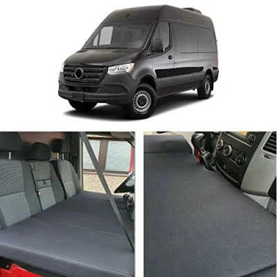 Abbildung von BREMER SITZBEZÜGE Camper Bett Kinderbett Fahrerhausbett kompatibel mit Mercedes Sprinter W907/910 2018 Wohnmobil Zubehör Wohnmobilbett Camping