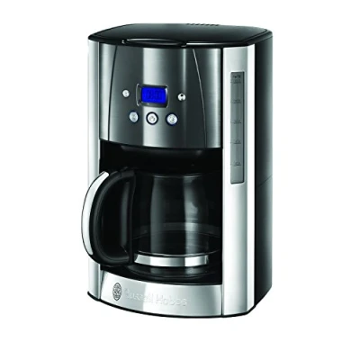 Abbildung von RUSSELL HOBBS Filterkaffeemaschine &quot;Luna Moonlight Grey 23241 56&quot;, 1,5 l Kaffeekanne, Papierfilter, 1x4, mit fingerabdruckresistenter Lackierung