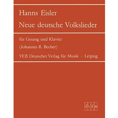 Abbildung von Neue deutsche Volkslieder für Singstimme und Klavier (DV 9086)