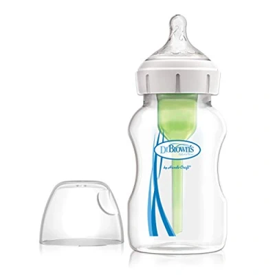 Abbildung von Dr. Brown&#039;S Wb11600Spx Weithalsflasche 330 ml Pp Optionen + Sauger Level 2