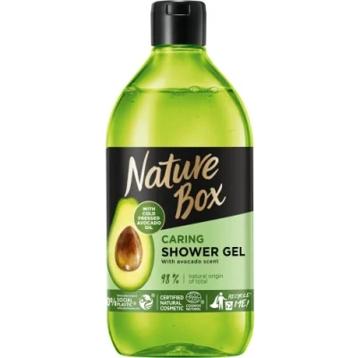 Abbildung von Nature Box Duschgel Caring mit Avocado Duft 385ml