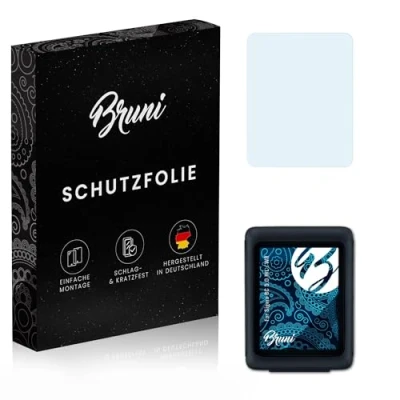 Abbildung von Bruni Schutzfolie kompatibel mit Sigma BC 5.0 WL/WR Folie, glasklare Displayschutzfolie (2X)